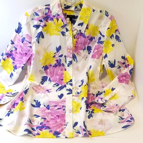 Talbots Classic Cotton Shirt - Picture 2 of 5